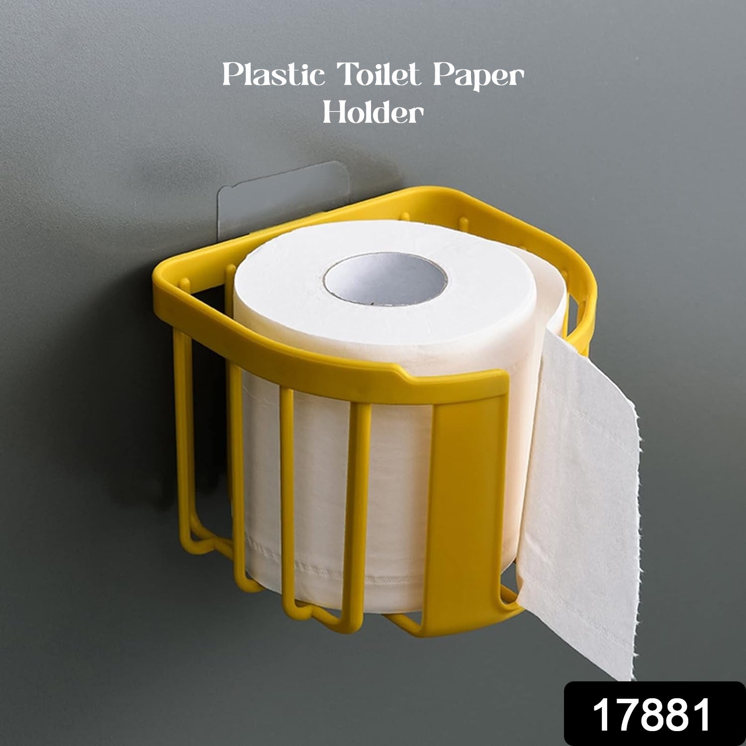 Toilet Paper Holder Bathroom, Tissue Roll Wall Mounted Plastic Bathroom Toilet Paper Roll Holder, Tissue Holder with Storage and Dispenser for Bathroom, Kitchen, Washroom | 14 x 13.5 x 11 Cm Toilet Paper Holder Bathroom, Tissue Roll Wall Mounted Plastic Bathroom Toilet Paper Roll Holder, Tissue Holder with Storage and Dispenser for Bathroom, Kitchen, Washroom | 14 x 13.5 x 11 Cm